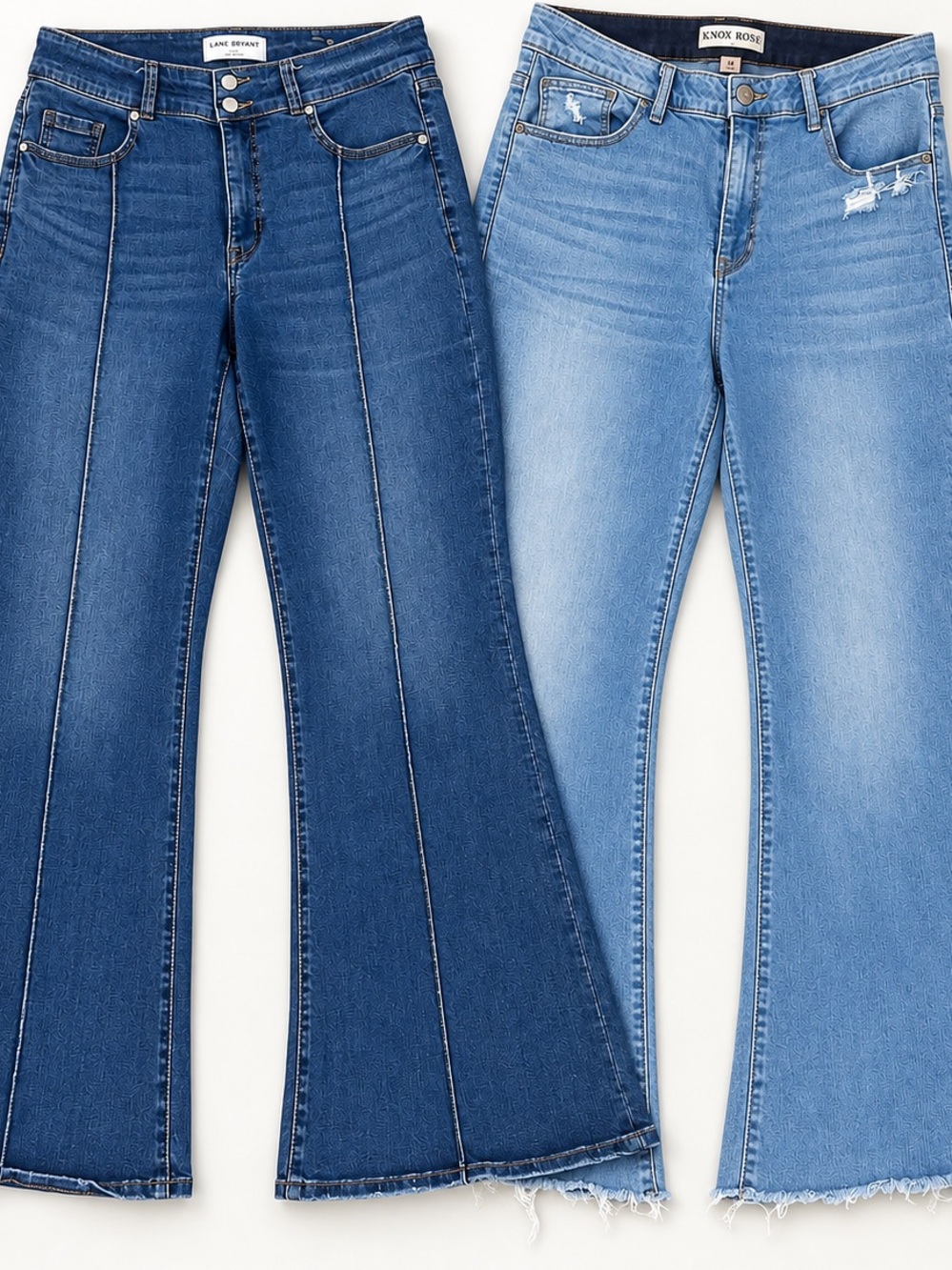 Lane Bryant + Knox Rose Jeans Bundle Size 16 Blue Flare